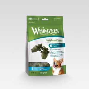 Whimzees Krokodil S 7 cm 24 Stück 360 g