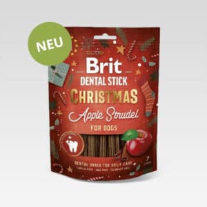 Brit Dental Stick Christmas Apple Strudel 13 cm 7 Stück 250 g