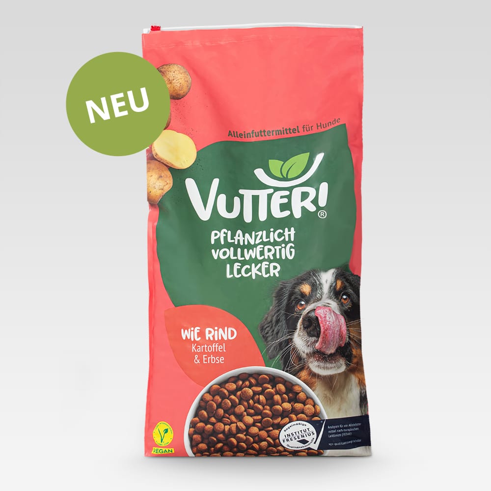 Green Plant Petfood Vutter Trockenfutter wie Rind 12 kg