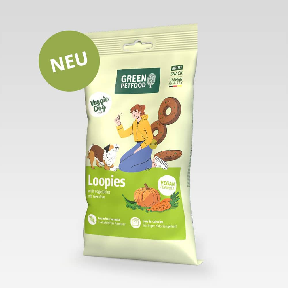 Green Petfood Loopies with Vegetables 100 g
